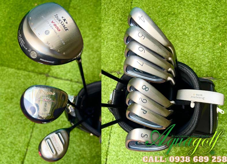 Bộ gậy golf cũ Bridgestone Rextar R (Nam fullset)