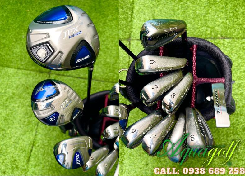 Bộ gậy golf cũ Mizuno JPX E600 SR