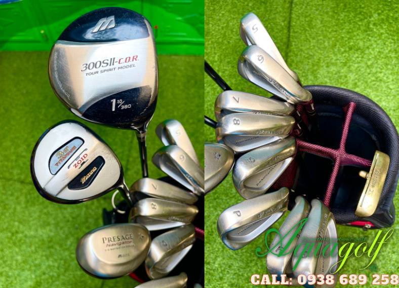 Bộ gậy golf cũ Mizuno Presage R (Nam fullset)