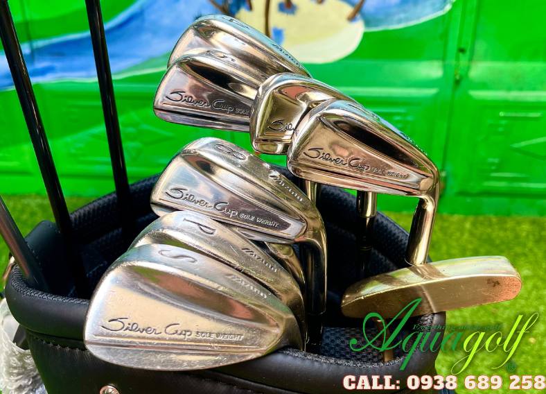 Bộ gậy golf cũ Mizuno SilverCup Steel R (Nam fullset)