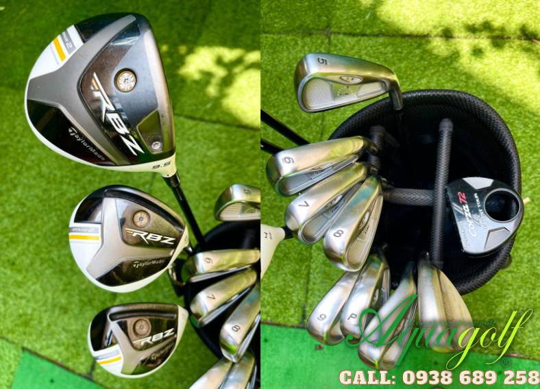 Bộ gậy golf cũ TaylorMade RAC Steel S